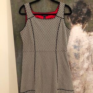 Lands’ End Sleeveless Square Neck Dress